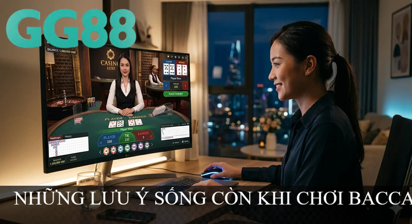 Những lưu ý sống còn khi chơi Baccarat GG88