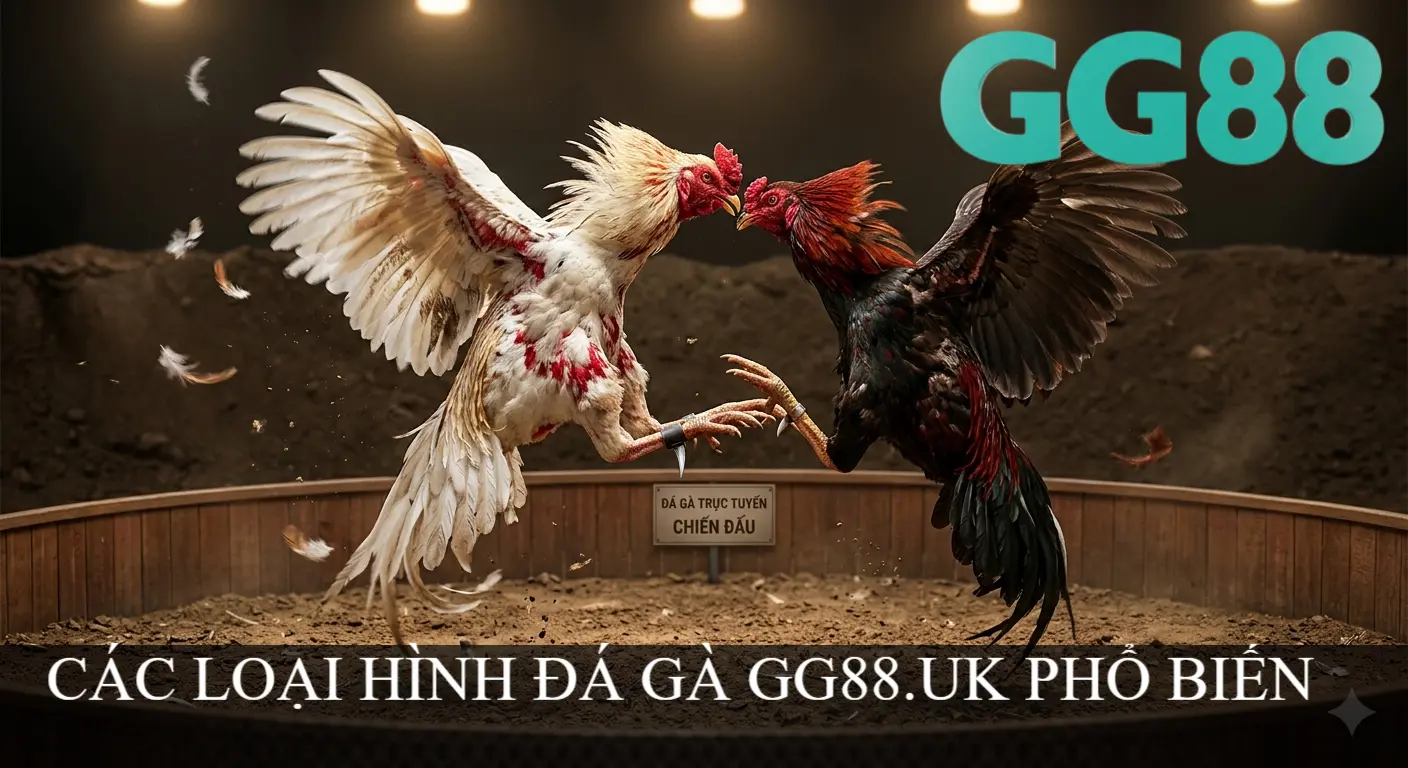 CÁC LOẠI HÌNH ĐÁ GÀ GG88 PHỔ BIẾN