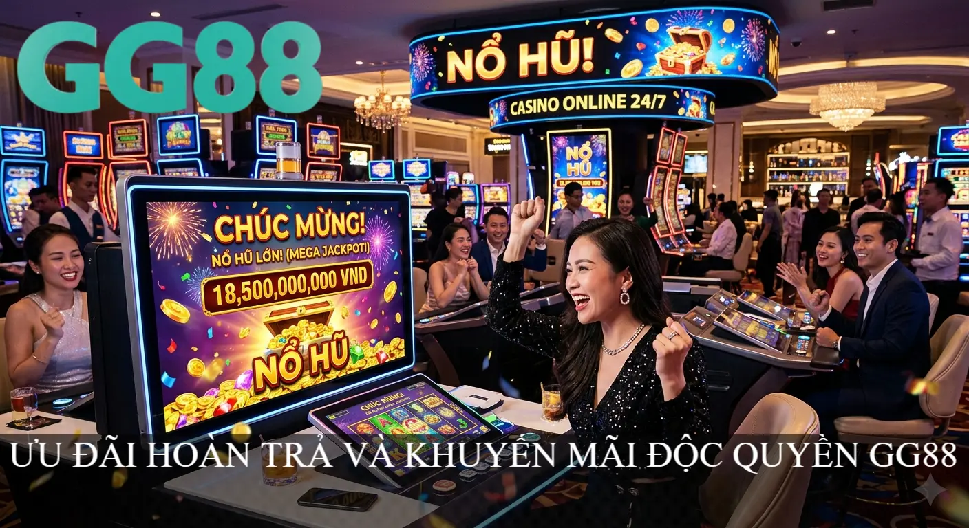 Ưu đãi hoàn trả sảnh Nổ Hũ GG88